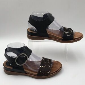 Black and Brown Women's Sandals